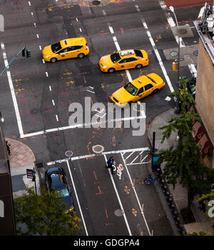 New York City Verkehrsknotenpunkt auf mit Lexington Avenue, Manhattan, New York City Stockfoto