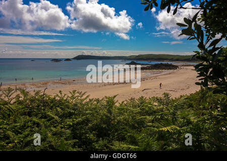 Little Bay, St. Martin, Isles of Scilly, Großbritannien Stockfoto