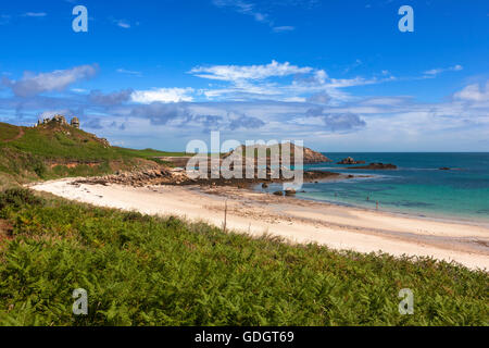 Little Bay, St. Martin, Isles of Scilly, Großbritannien Stockfoto