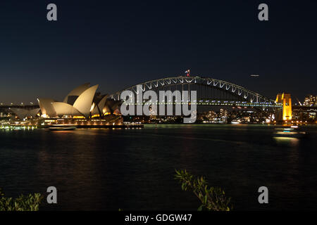 Sidney Opera nightshot Stockfoto