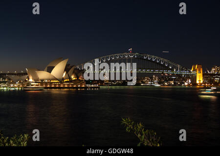 Sidney Opera nightshot Stockfoto