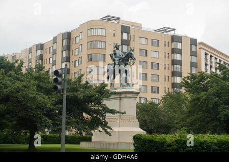 Lt general Winfield Scott Statue Washington DC Stockfoto