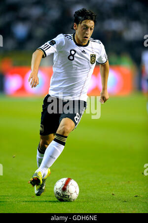 Mesut Oezil, UEFA Fußball-Europameisterschaft 2012-Qualifikation Belgien-Deutschland 0: 1, Stadion Stade Roi Baudouin, Brüssel Stockfoto