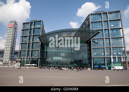 Lehrter Bahnhof, Hauptbahnhof, Berlin Stockfoto