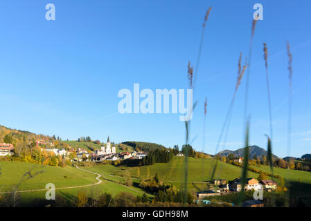 Mariazell: Wallfahrtskirche Basilika Geburt der Maria, Österreich, Steiermark, Steiermark, Obere Steiermark Stockfoto