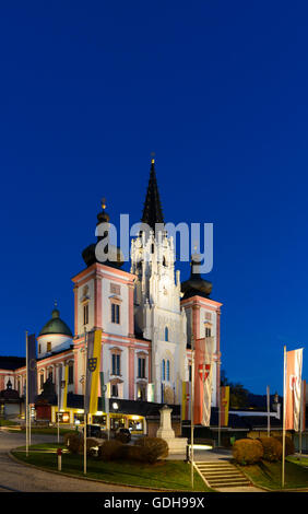 Mariazell: Wallfahrtskirche Basilika Geburt der Maria, Österreich, Steiermark, Steiermark, Obere Steiermark Stockfoto