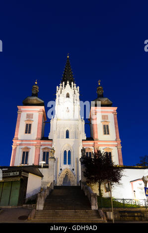 Mariazell: Wallfahrtskirche Basilika Geburt der Maria, Österreich, Steiermark, Steiermark, Obere Steiermark Stockfoto