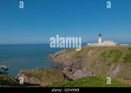 Die stillgelegten Killantringan Leuchtturm nr Portpatrick Dumfries & Galloway Stockfoto