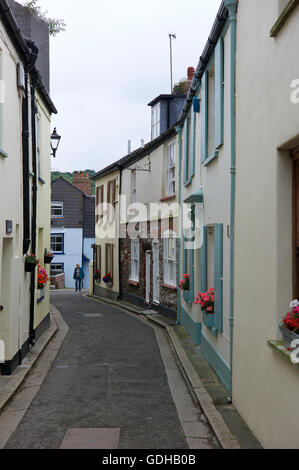 Dorfstraße, Kingsand und Cawsand, Cornwall, UK Stockfoto