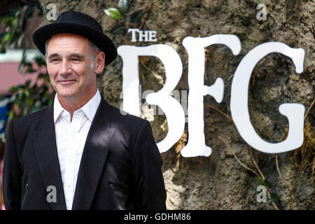 UK-premiere von THE BFG auf 17.07.2016 im ODEON Leicester Square, London. Auf dem Bild: Mark Rylance. Bild von Julie Edwards Stockfoto