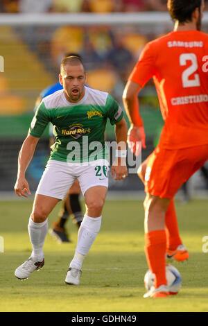 St. Petersburg, Florida, USA. 16. Juli 2016. Tampa Bay Rowdies Mittelfeldspieler Joe Cole (26) in Aktion gegen Puerto Rico FC während eines NASL-Spiel im Al Lang Stadion am 16. Juli 2016 in St. Petersburg, Florida.ZUMA Presse/Scott A. Miller © Scott A. Miller/ZUMA Draht/Alamy Live News Stockfoto