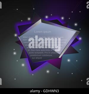 Abstrakte Sprechblasen oder Luftblasen zu sprechen Stock Vektor