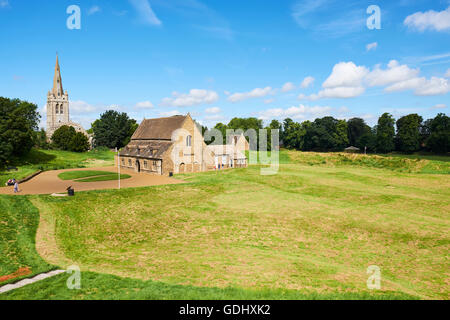 Das Gelände rund um Great Hall Oakham Castle Rutland East Midlands UK Stockfoto