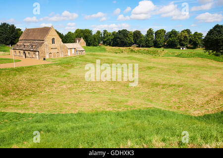 Das Gelände rund um Great Hall Oakham Castle Rutland East Midlands UK Stockfoto