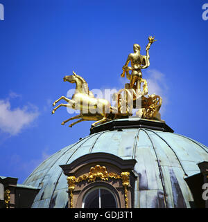 Geographie / Reisen, Deutschland, Bayern, Bayreuth, Burgen, Neues Schloss (neue Burg), Sonnentempel (Sonnentempel), Detail, Stockfoto