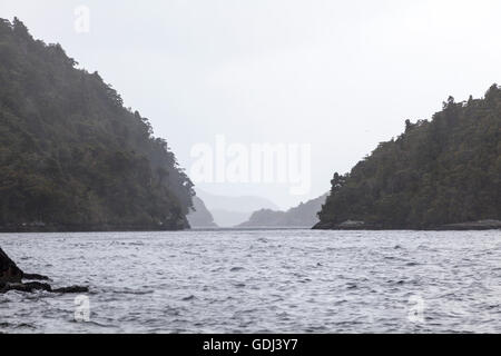 Dusky Sound, Fiordland, Neuseeland Stockfoto