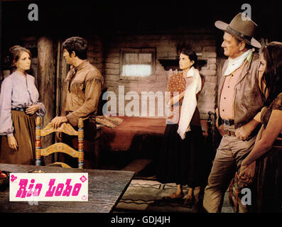 Rio Lobo, USA 1970, Regie: Howard Hawks, Monia: John Wayne (Rechts) Stockfoto