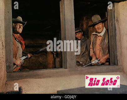 Rio Lobo, USA 1970, Regie: Howard Hawks, Monia: John Wayne, Stockfoto