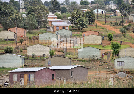 Geographie / Reisen, Südafrika, Sabie, Stadtansichten / Stadtlandschaften, Ansicht von der Gemeinde der schwarzen Einwohner, Stockfoto