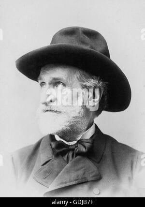 Verdi. Porträt des italienischen Komponisten Giuseppe Verdi (1813 – 1900), von Achille Ferrario, 1893 Stockfoto