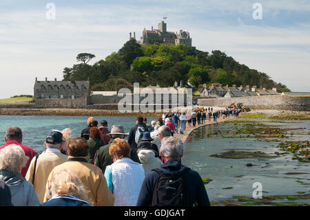 St. Michaels Mount, Marazion, Cornwall, UK. Stockfoto