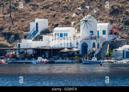 Insel Santorini Thirasia Griechenland Stockfoto