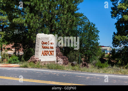 Air-Terminal am Grand-Canyon-Nationalpark Stockfoto