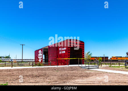 Straßenszenen von Williams, Arizona der historischen Route 66 Innenstadt Stockfoto