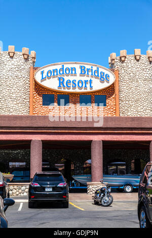 Die London Bridge Resort in Lake Havasu City in Arizona Stockfoto