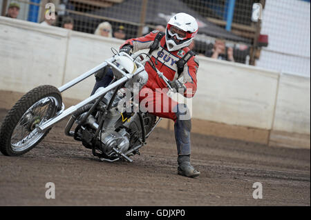 Kings Lynn, Norfolk, Großbritannien. 16.07.2016 fünften jährlichen Dirt Quake Festival mit Guy Martin (im Bild) und Carl Fogarty Stockfoto