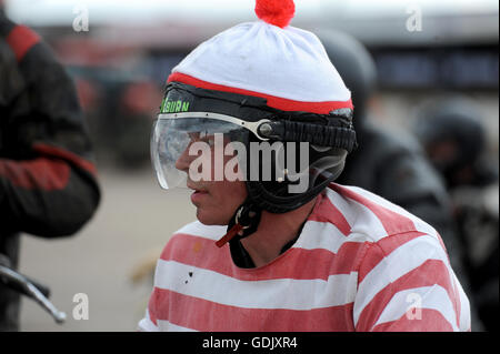 Kings Lynn, Norfolk, Großbritannien. 16.07.2016 fünften jährlichen Dirt Quake Festival mit Guy Martin und "Nebel" Carl Fogarty. Stockfoto