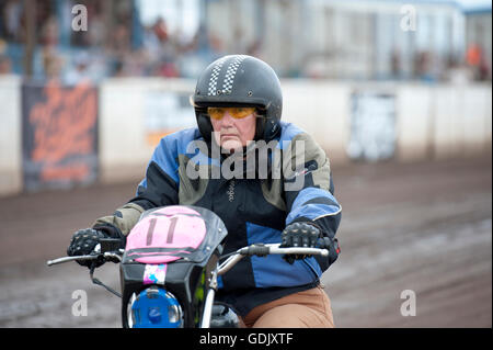 Kings Lynn, Norfolk, Großbritannien. 16.07.2016 fünften jährlichen Dirt Quake Festival mit Guy Martin und "Nebel" Carl Fogarty. Stockfoto