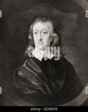 John Milton, 1608-1674.   Englisch Dichter, Polemiker, Schriftsteller und Beamter. Stockfoto