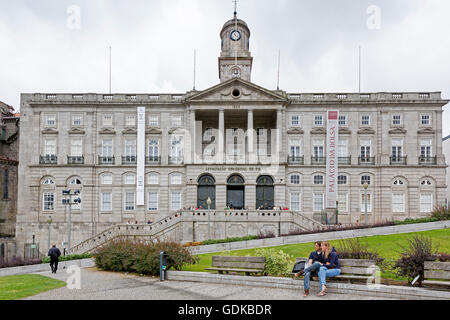 Börse Palais, Palácio da Bolsa, Porto, Bezirk von Porto, Portugal, Europa, Reisen, Reise-Fotografie Stockfoto