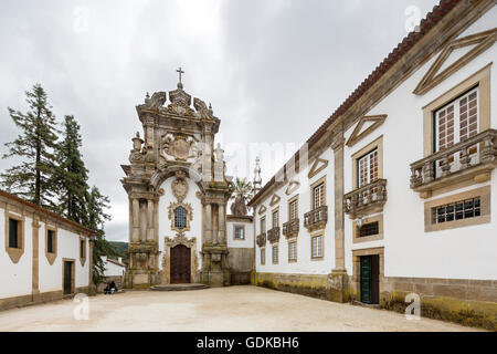 Casa de Mateus, Schloss mit großen Gärten, Vila Real, Distrikt Vila Real, Portugal, Europa, Reisen, Reise-Fotografie Stockfoto