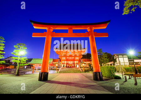 Fushimi-Inari-Schrein in Kyōto, Japan. Stockfoto