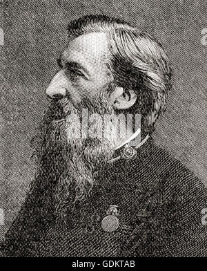 William Booth, 1829 – 1912.  Britische methodistische Prediger, gründete die Heilsarmee und wurde seine erste allgemeine. Stockfoto