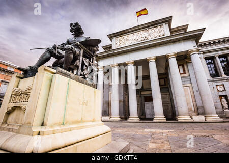 Museo del Prado in Madrid, Spanien. Stockfoto