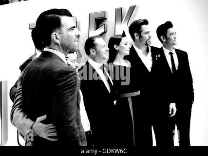 Die UK-Premiere von Star Trek darüber hinaus im Reich am Leicester Square in London. 12. Juli 2016 © Paul Treadway Stockfoto