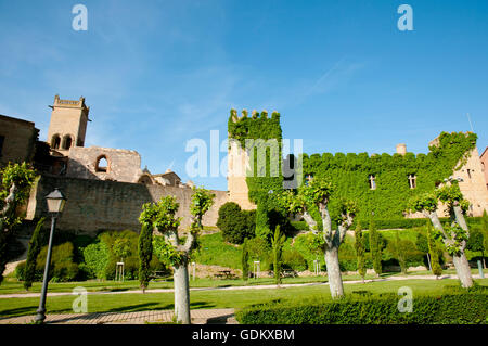 Burg von Olite - Spanien Stockfoto