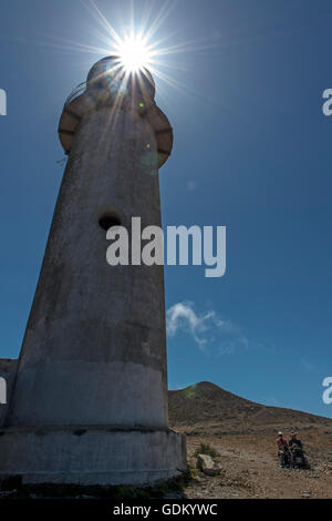 Leuchtturm San Benito, Baja California, Mexiko Stockfoto