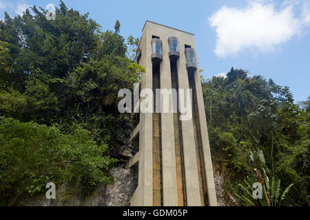 Die kleinen Antillen Barbados Pfarrkirche Sankt Michael Westindien Hauptstadt Harrisons Cave ist eine touristische Attraktion, die Touristen Zugang th Stockfoto