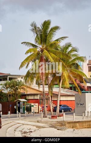 Die kleinen Antillen Barbados Pfarrkirche Sankt Michael Westindien Hauptstadt Bridgetown Saint Lawrence Gap oder die Lücke Strecke von Bars, Stockfoto