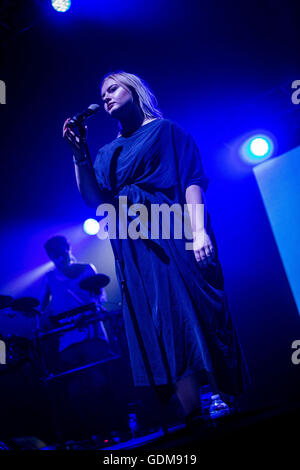 Monza, Italien 9. Juli 2016 Låpsley führen Sie live bei I-Tage Festival 2016 © Roberto Finizio / Alamy Live News Stockfoto