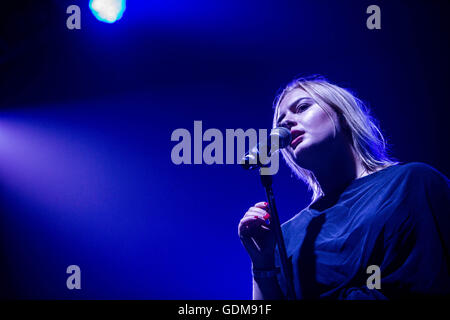 Monza, Italien 9. Juli 2016 Låpsley führen Sie live bei I-Tage Festival 2016 © Roberto Finizio / Alamy Live News Stockfoto