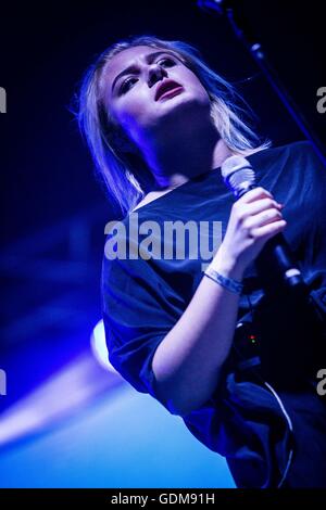 Monza, Italien 9. Juli 2016 Låpsley führen Sie live bei I-Tage Festival 2016 © Roberto Finizio / Alamy Live News Stockfoto