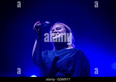 Monza, Italien 9. Juli 2016 Låpsley führen Sie live bei I-Tage Festival 2016 © Roberto Finizio / Alamy Live News Stockfoto