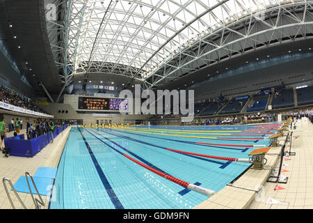 Yokohama International Schwimmzentrum, Kanagawa, Japan. 18. Juli 2016. Gesamtansicht, 18. Juli 2016 - Schwimmen: 2016 Japan Para Meisterschaften schwimmen in Yokohama International Schwimmzentrum, Kanagawa, Japan. © AFLO SPORT/Alamy Live-Nachrichten Stockfoto