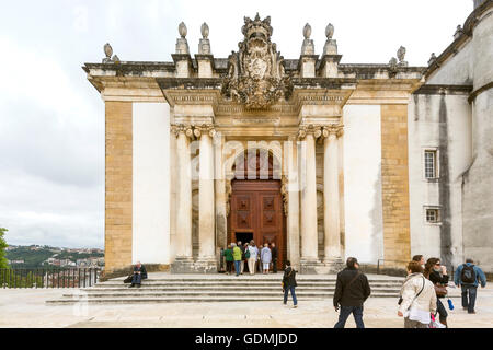 Biblioteca Joanina, historische Universitätsbibliothek, Universität Coimbra, Coimbra, Coimbra District, Portugal, Europa zu reisen, Stockfoto