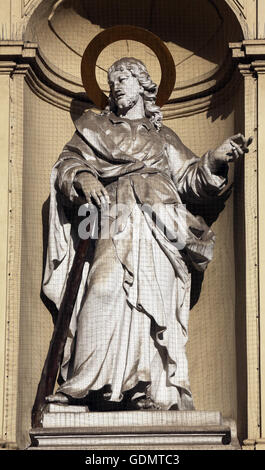 St. Jude Thaddeus, Kirche des Heiligen Petrus in Wien, Österreich am 10. Oktober 2014. Stockfoto